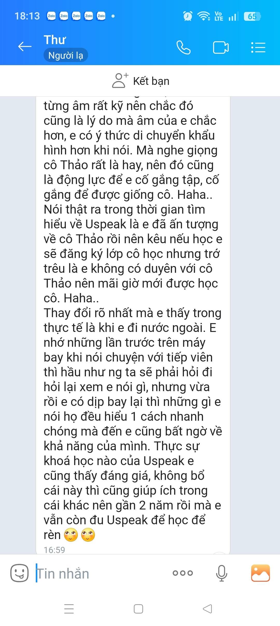 Phản hồi học viên Shape Your Voice 6